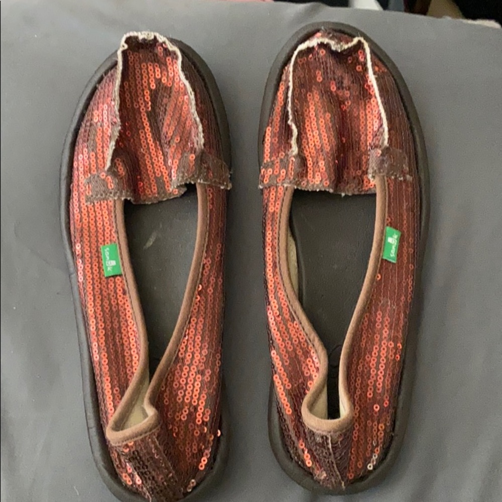 Bronze Sanuk Slip on